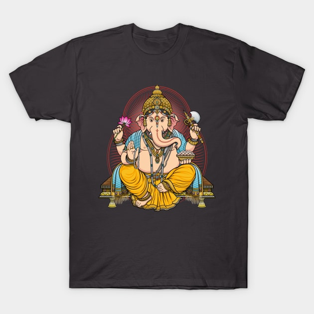 LORD GANESHA T-Shirt by Sergey